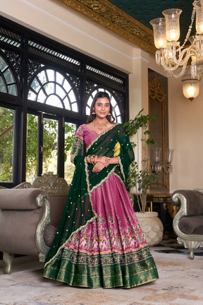 Kanchipuram Silk Lehenga Choli for Bridesmaids