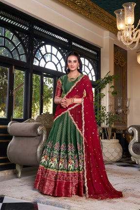 Kanchipuram Silk Lehenga Choli for Bridesmaids