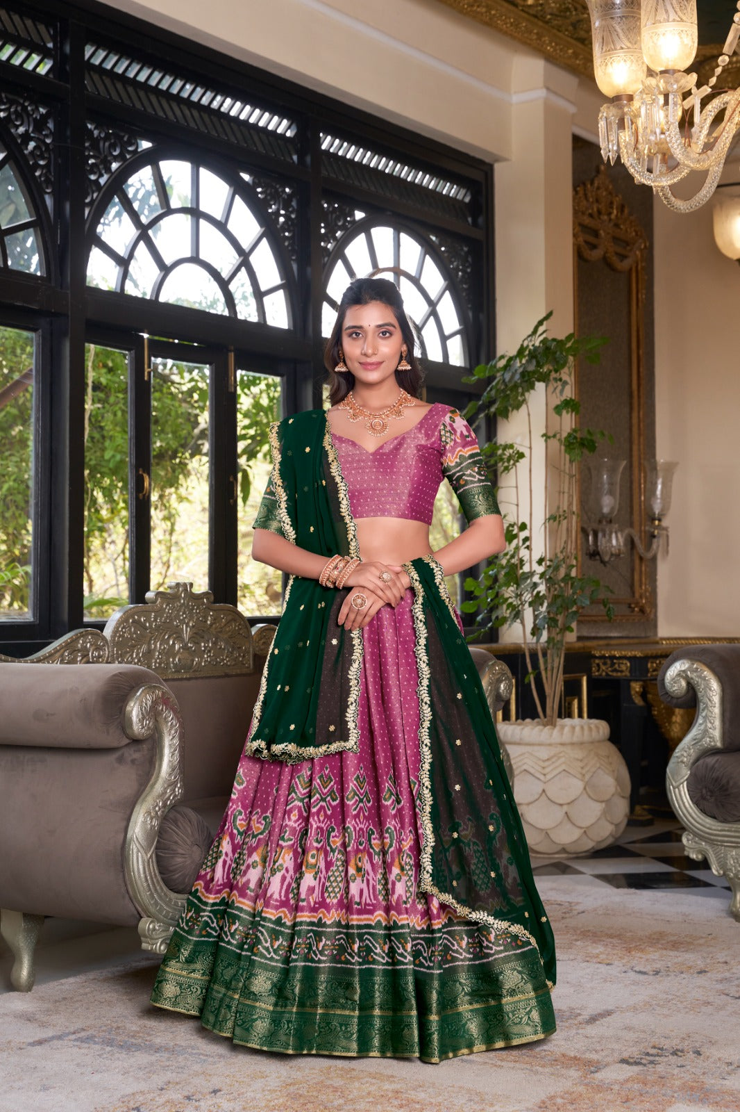Kanchipuram Silk Lehenga Choli for Bridesmaids