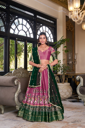 Kanchipuram Silk Lehenga Choli for Bridesmaids