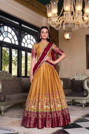 Kanchipuram Silk Lehenga Choli for Bridesmaids