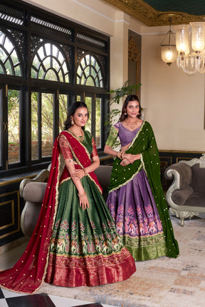 Kanchipuram Silk Lehenga Choli for Bridesmaids