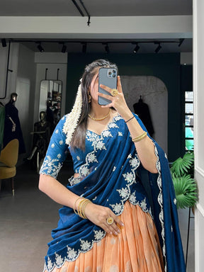 Zari Kota Lehenga Choli Set