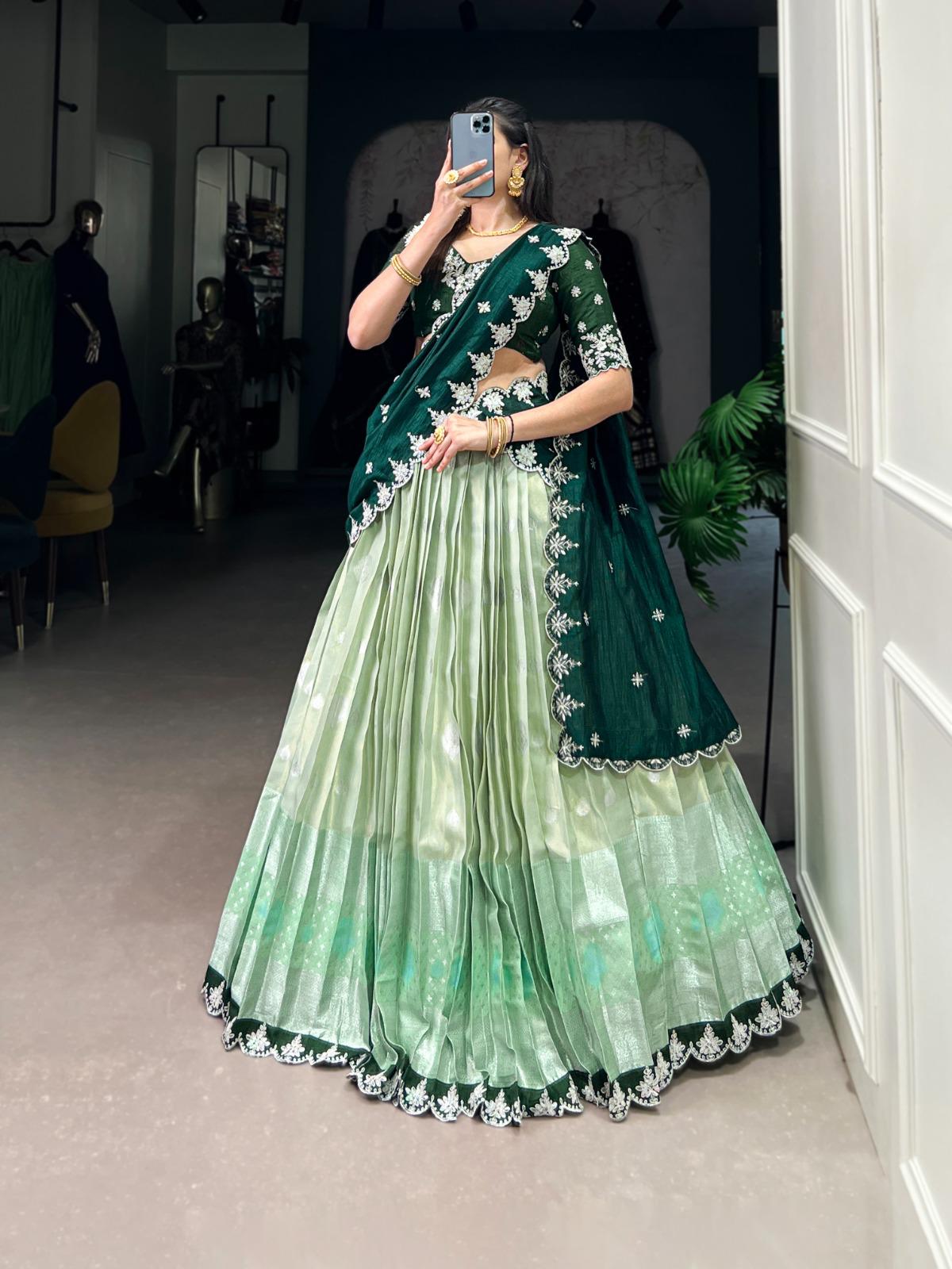 Zari Kota Lehenga Choli Set