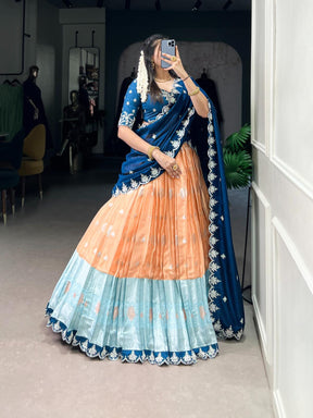 Zari Kota Lehenga Choli Set