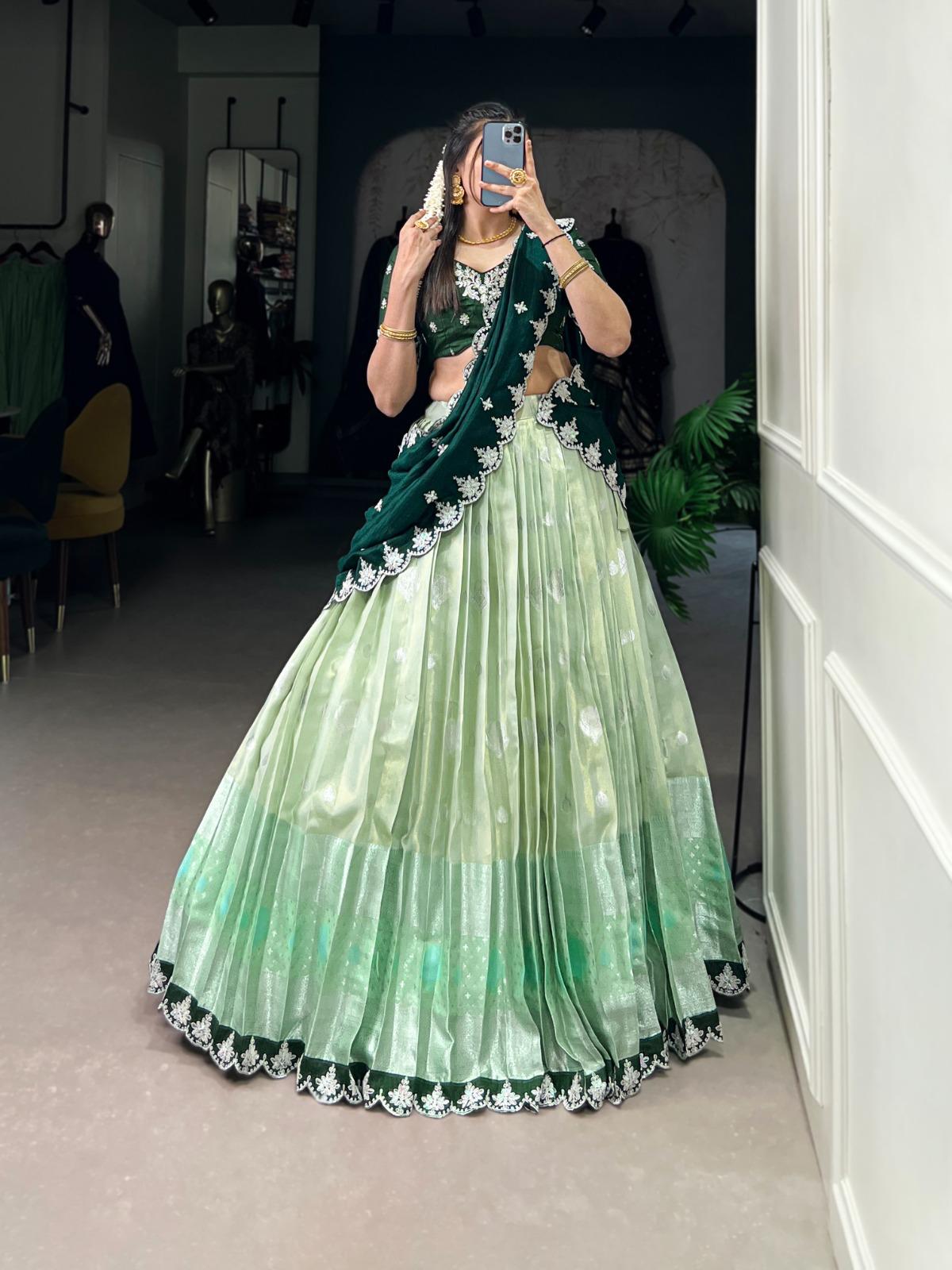 Zari Kota Lehenga Choli Set