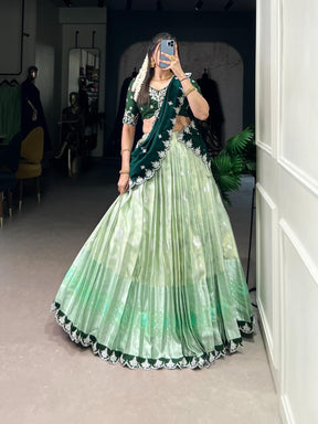 Zari Kota Lehenga Choli Set