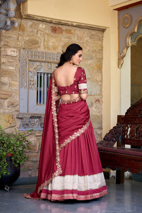 Vichitra Silk Lehenga Choli