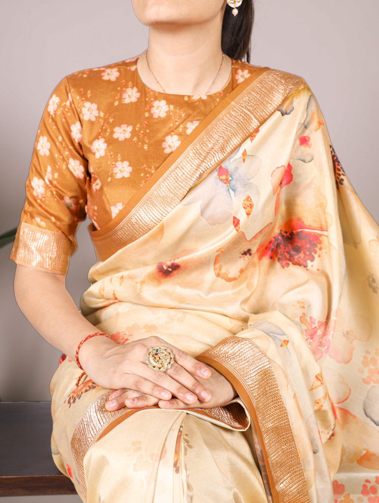 Tussar Silk Printed Saree Collection