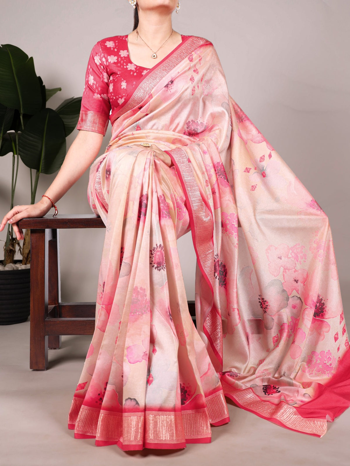 Tussar Silk Printed Saree Collection