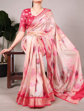 Tussar Silk Printed Saree Collection