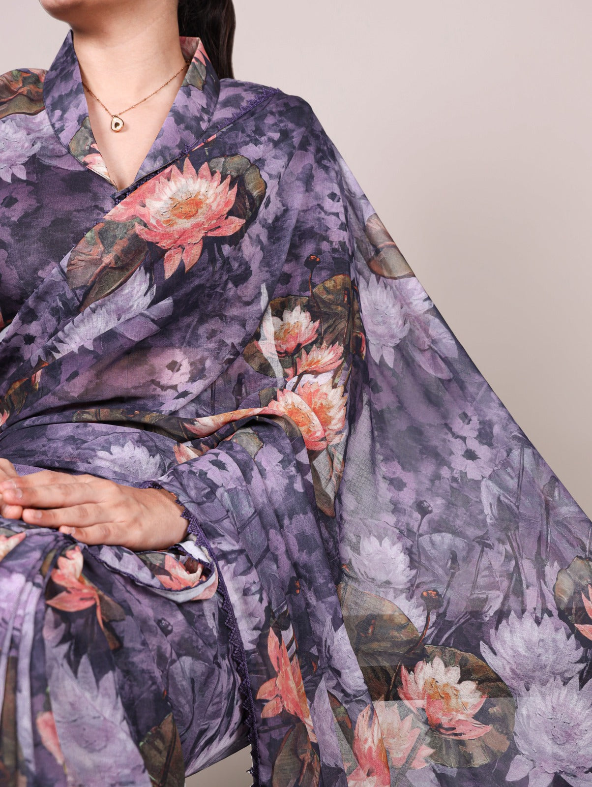 Elegant FLORAL PRINTED WEIGHTLESS MARBLE SAREE COLOURS