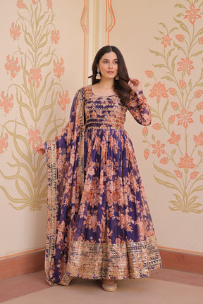 Premium Designer Gown with Dupatta