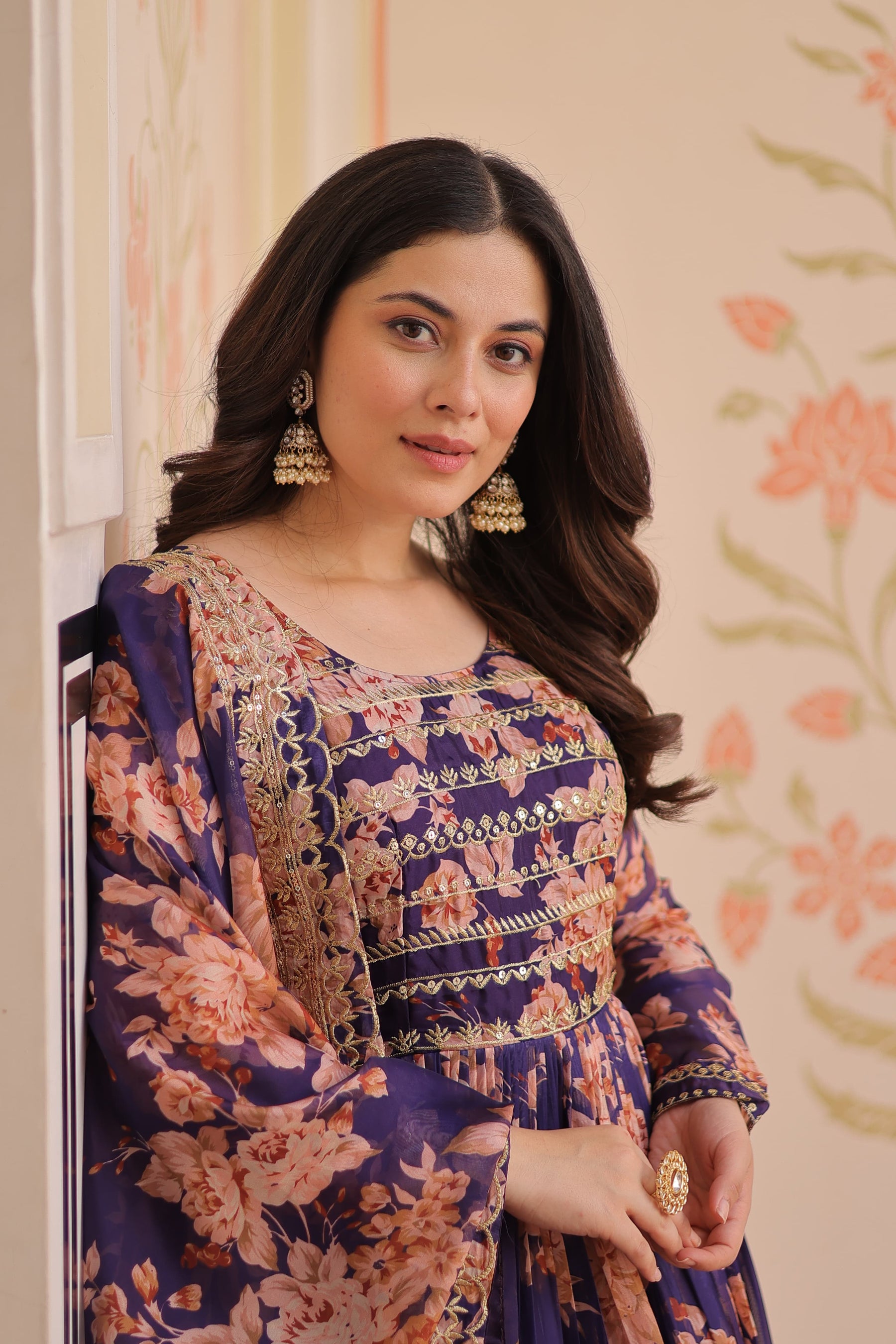 Premium Designer Gown with Dupatta