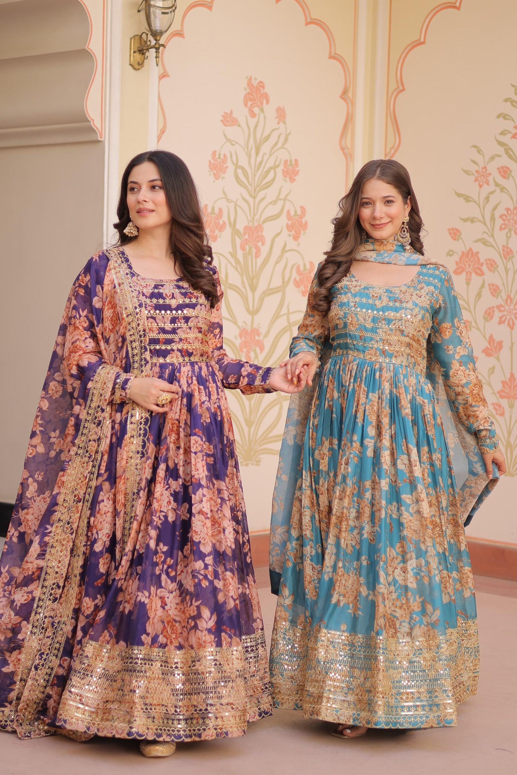 Premium Designer Gown with Dupatta