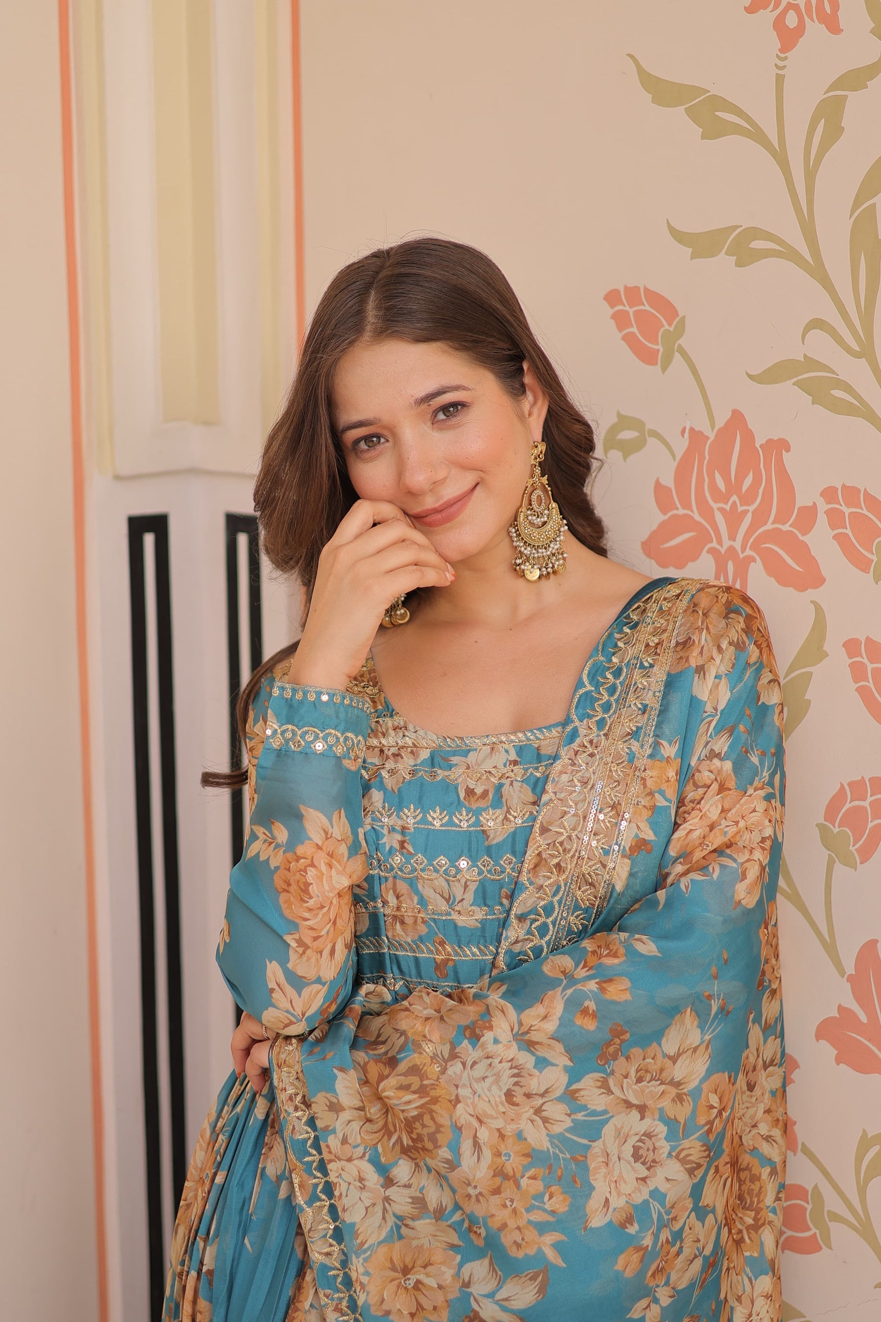 Premium Designer Gown with Dupatta