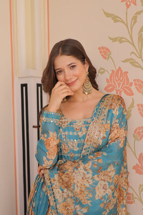 Premium Designer Gown with Dupatta