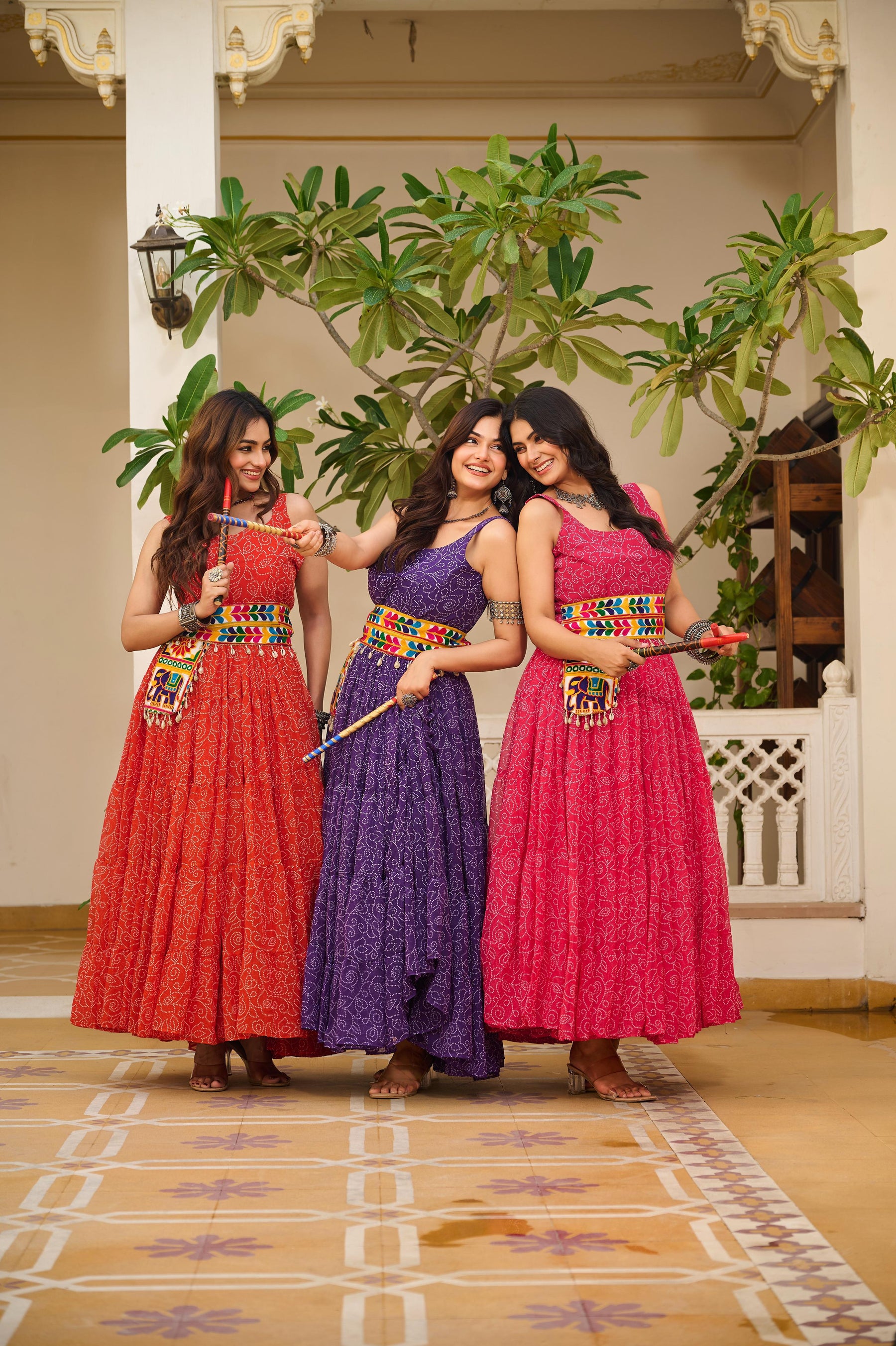 NAVRATRI GAMTHI GOWN WITH 12-METER FLAIR