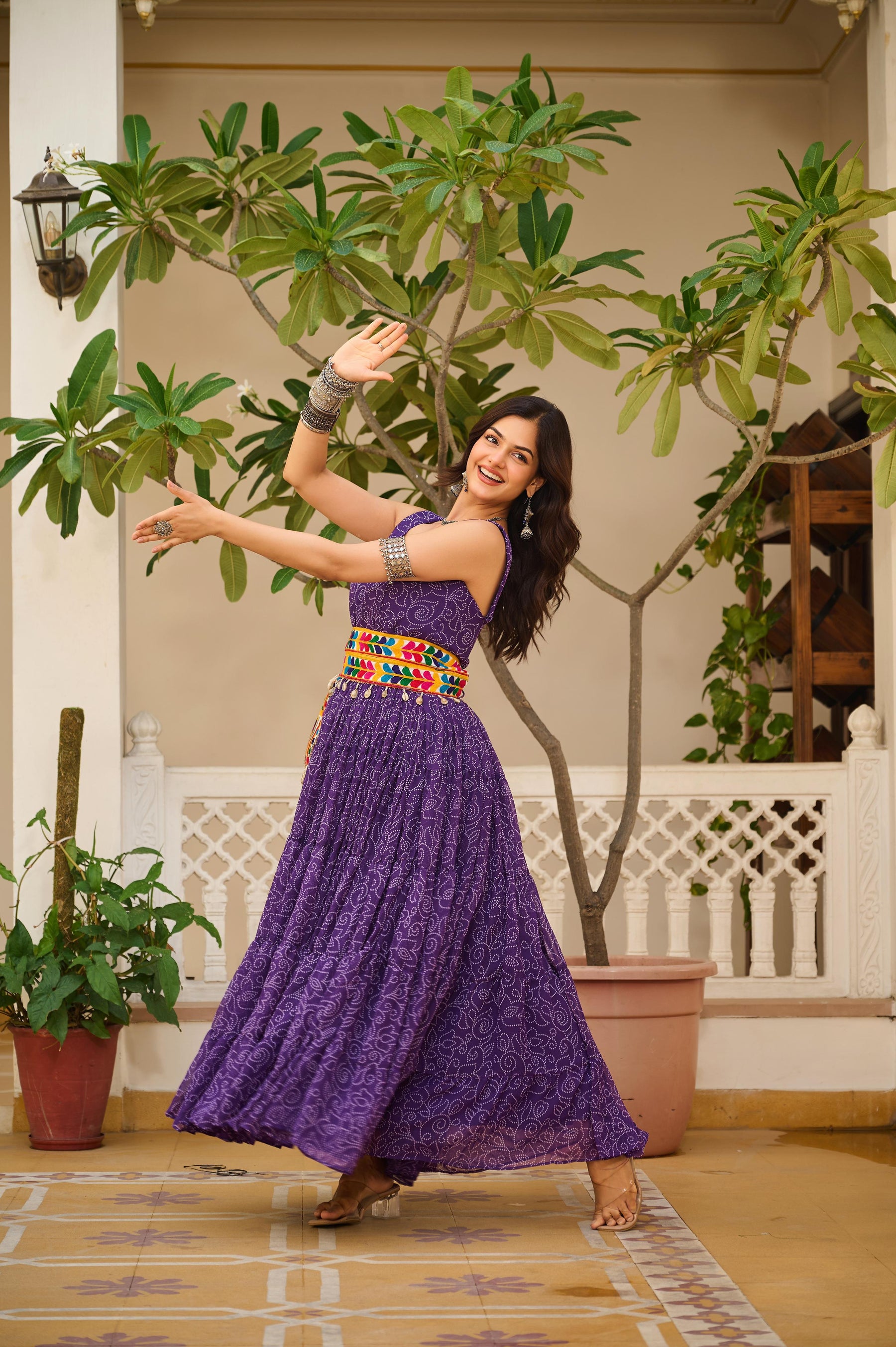 NAVRATRI GAMTHI GOWN WITH 12-METER FLAIR