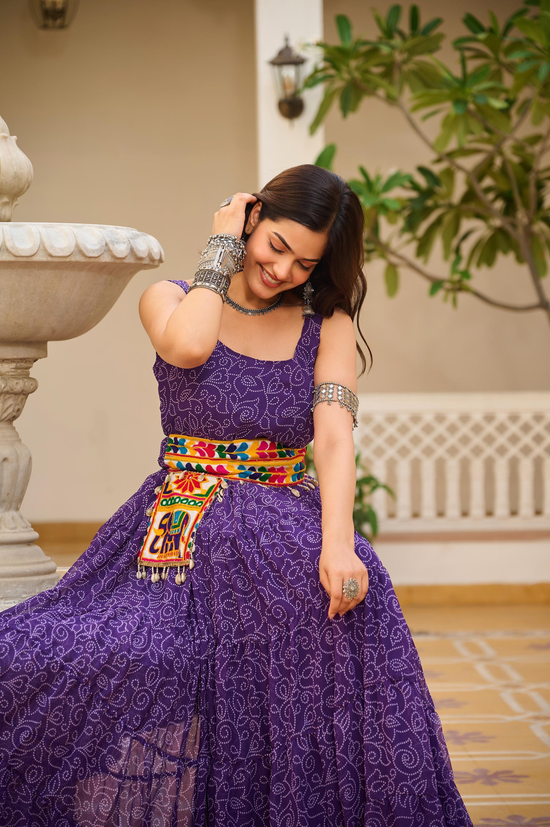 NAVRATRI GAMTHI GOWN WITH 12-METER FLAIR