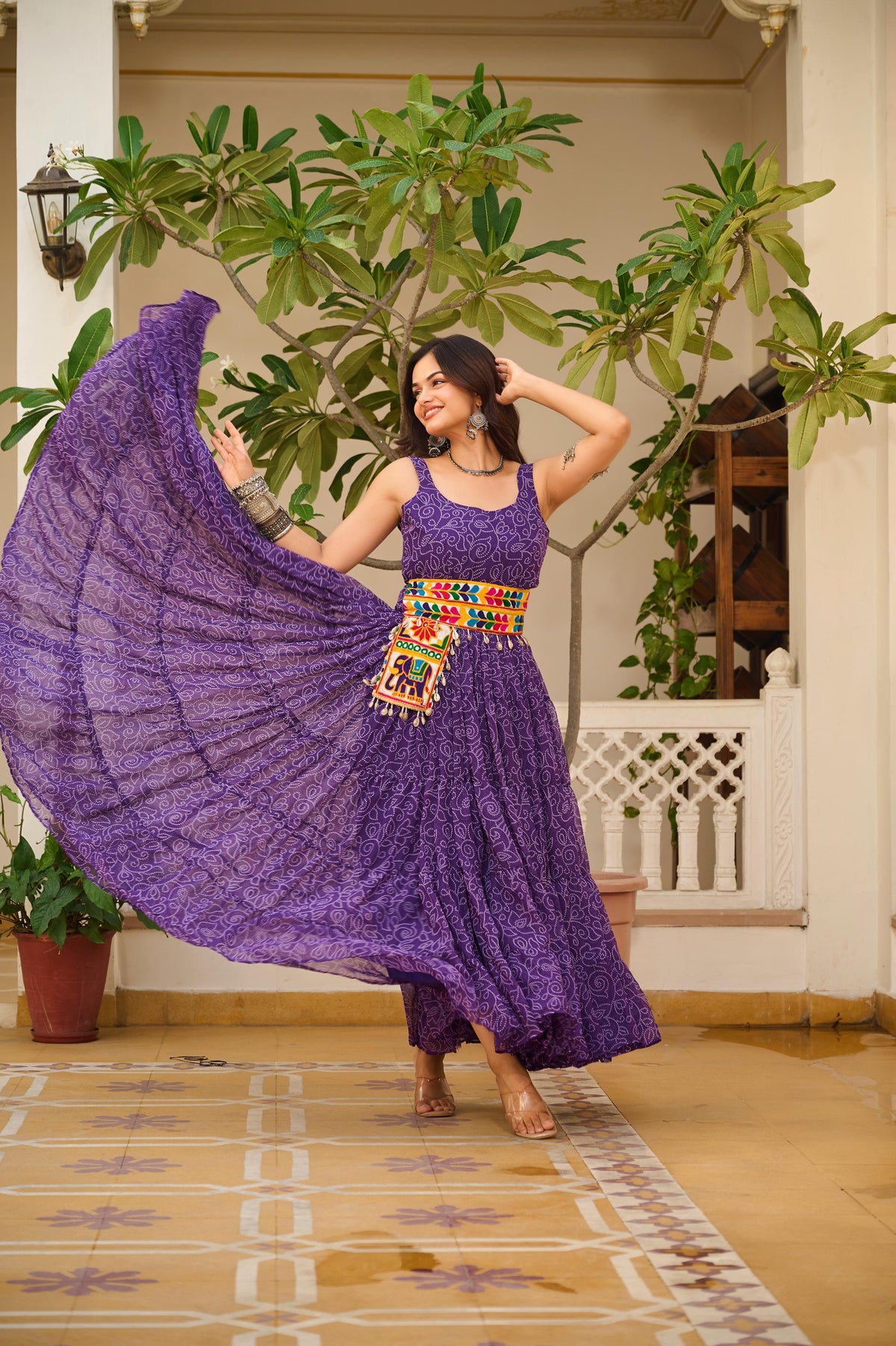 NAVRATRI GAMTHI GOWN WITH 12-METER FLAIR