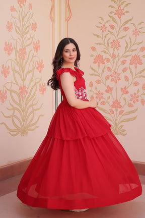 PREMIUM PEPLUM STYLE GOWN FOR ELEGANT EVENINGS