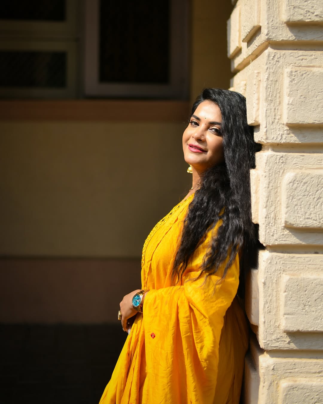 Mirror Work Kurti Pant Dupatta Set