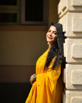 Mirror Work Kurti Pant Dupatta Set