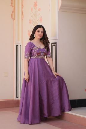 PREMIUM GOLD CRUSH DESIGNER GOWN