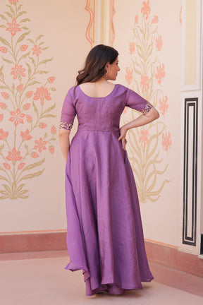 PREMIUM GOLD CRUSH DESIGNER GOWN