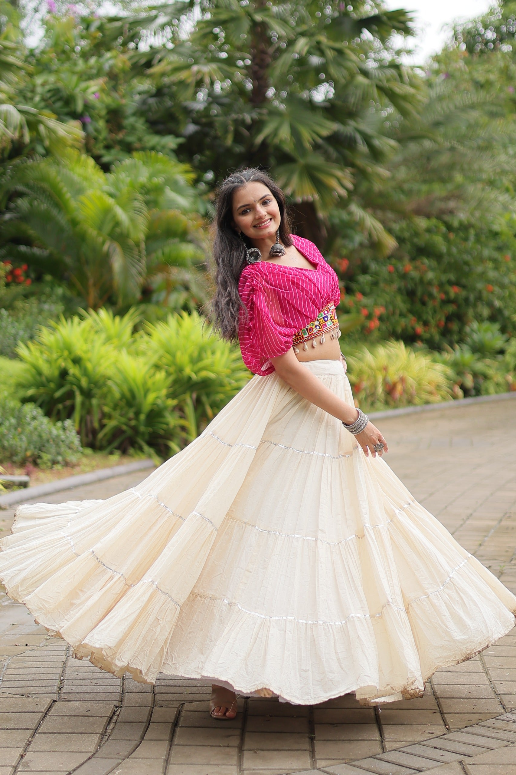 VIBRANT DESIGNER KUTCHI COTTON LEHENGA CHOLI