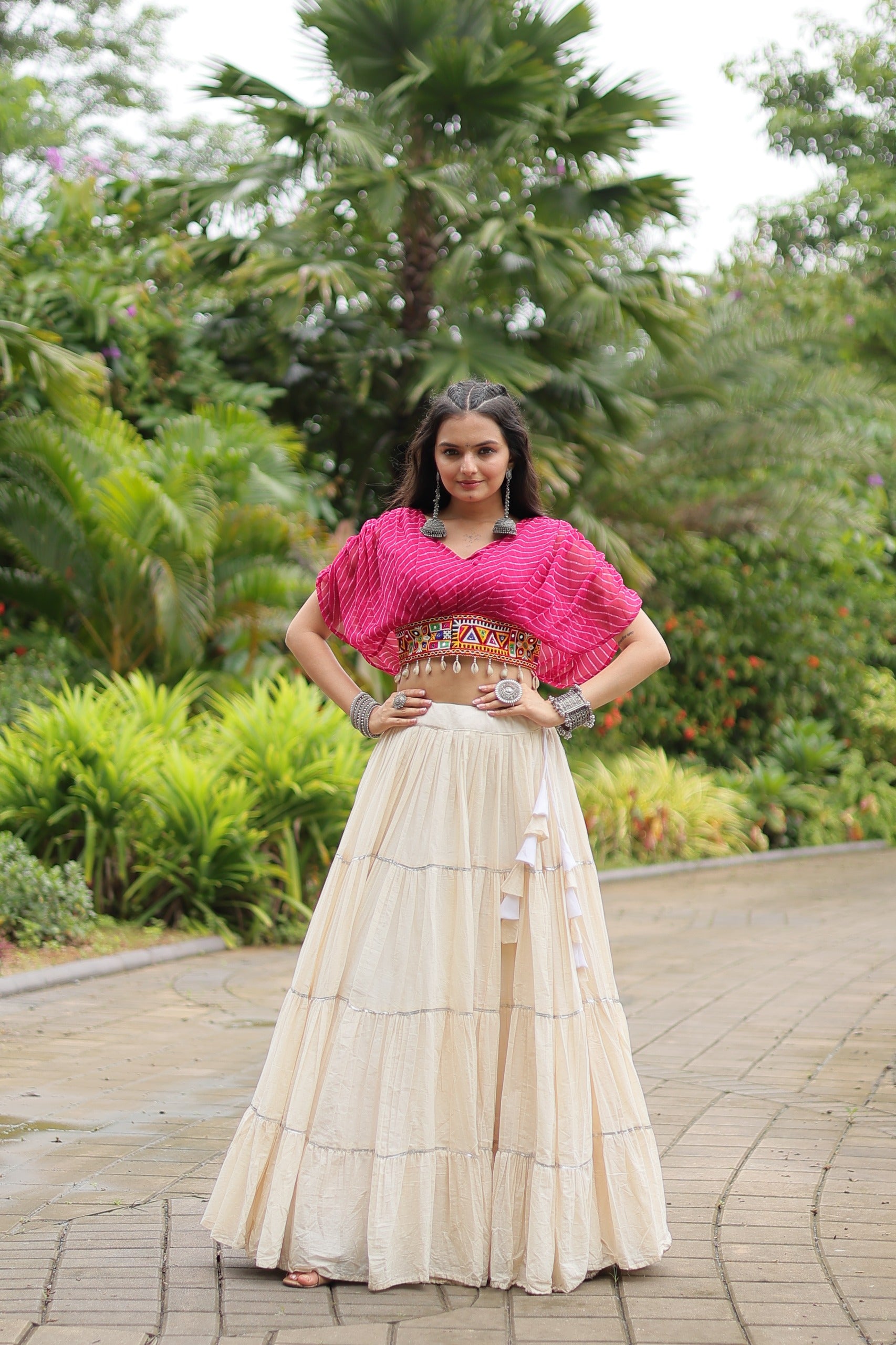VIBRANT DESIGNER KUTCHI COTTON LEHENGA CHOLI