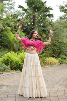 VIBRANT DESIGNER KUTCHI COTTON LEHENGA CHOLI