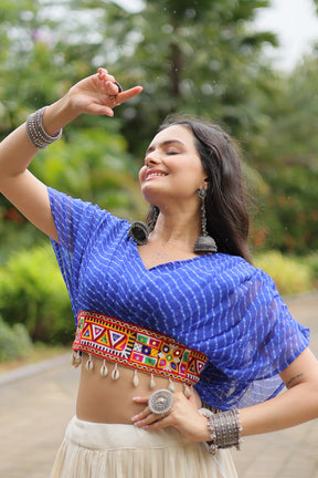 VIBRANT DESIGNER KUTCHI COTTON LEHENGA CHOLI