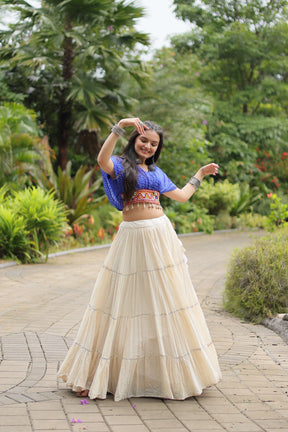 VIBRANT DESIGNER KUTCHI COTTON LEHENGA CHOLI