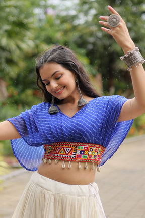 VIBRANT DESIGNER KUTCHI COTTON LEHENGA CHOLI