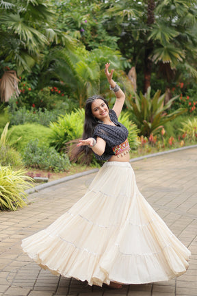VIBRANT DESIGNER KUTCHI COTTON LEHENGA CHOLI