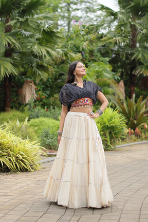VIBRANT DESIGNER KUTCHI COTTON LEHENGA CHOLI