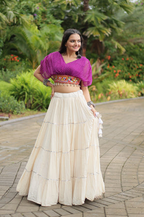 VIBRANT DESIGNER KUTCHI COTTON LEHENGA CHOLI