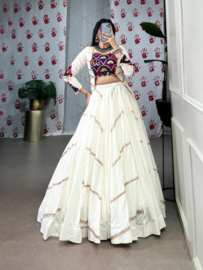 TRADITIONAL SEQUINS LACE RAYON LEHENGA CHOLI SET