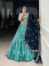 SLAB SILK SEQUINS EMBROIDERED LEHENGA CHOLI FOR BRIDESMAIDS