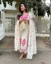FESTIVAL SPECIAL BANARASI EMBROIDERED KURTI SET