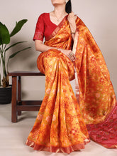 PATOLA PRINT JACQUARD SILK SAREE COLLECTION
