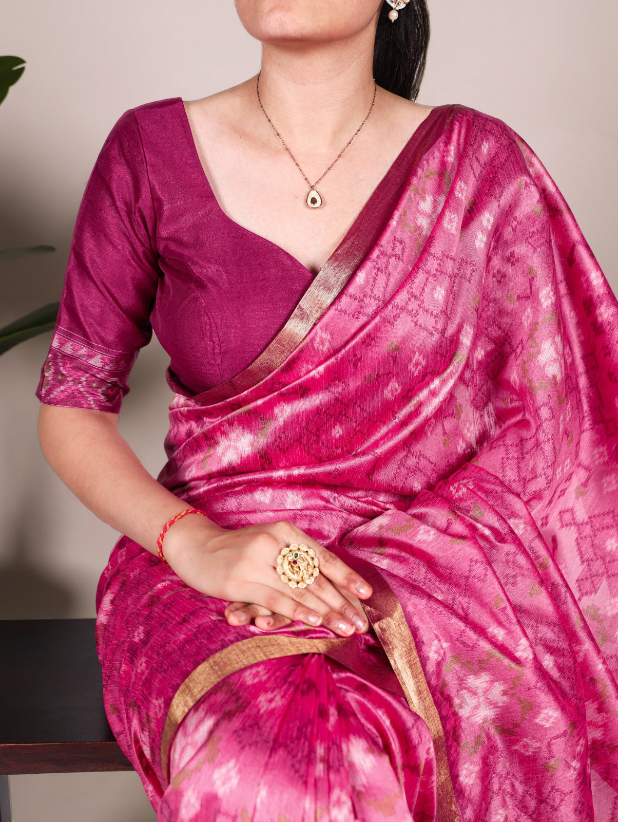PATOLA PRINT JACQUARD SILK SAREE COLLECTION