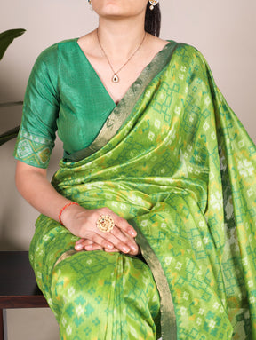 PATOLA PRINT JACQUARD SILK SAREE COLLECTION