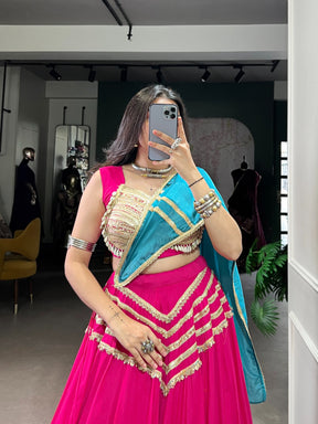 ELEGANT RAYON LEHENGA CHOLI FOR NAVRATRI GARBA