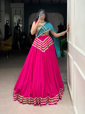 ELEGANT RAYON LEHENGA CHOLI FOR NAVRATRI GARBA