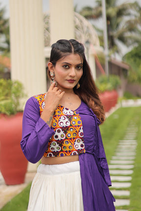 STUNNING GAMTHI WORK LEHENGA CHOLI