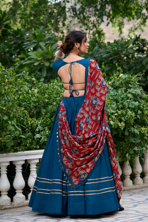 Cotton with Gota Patti Lehenga Choli