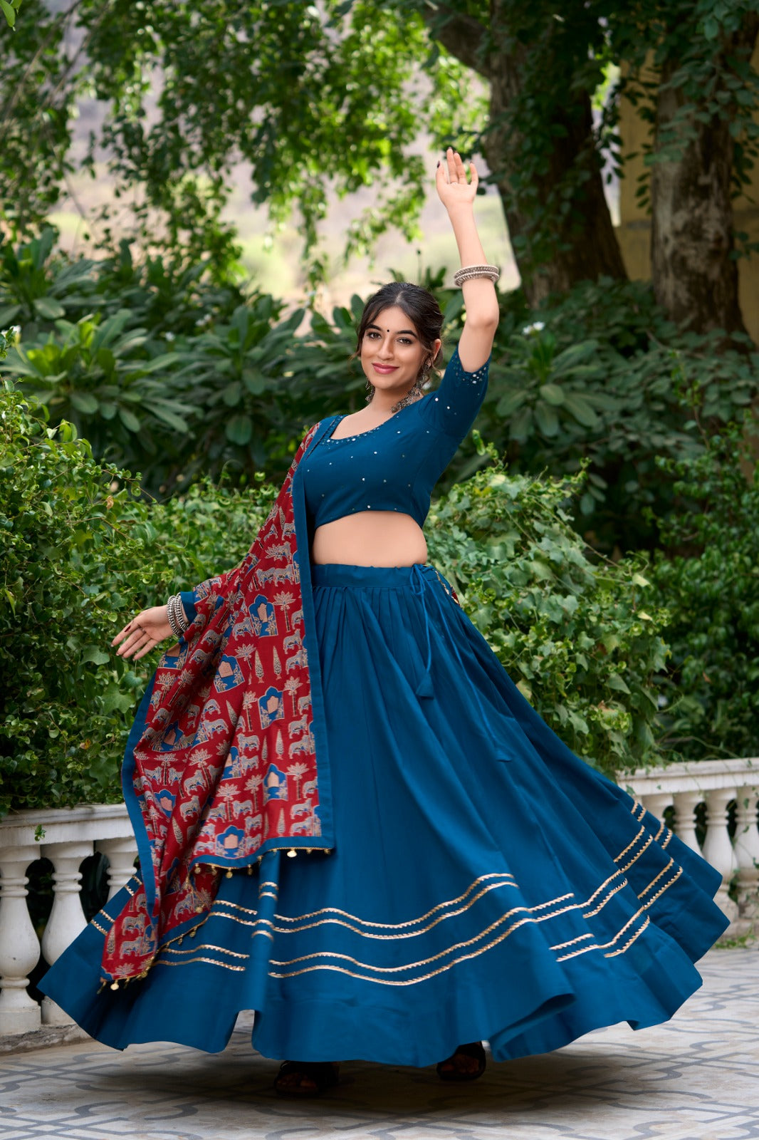 Cotton with Gota Patti Lehenga Choli
